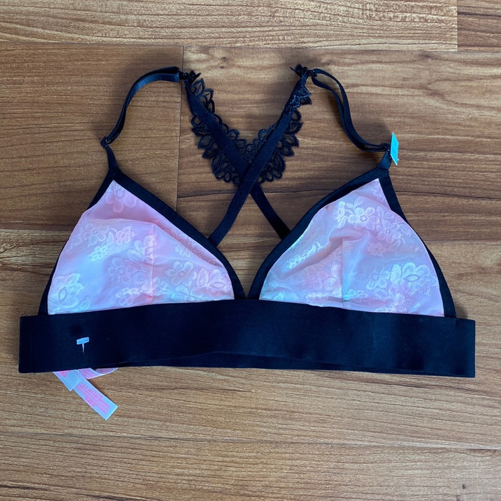 Pink bra